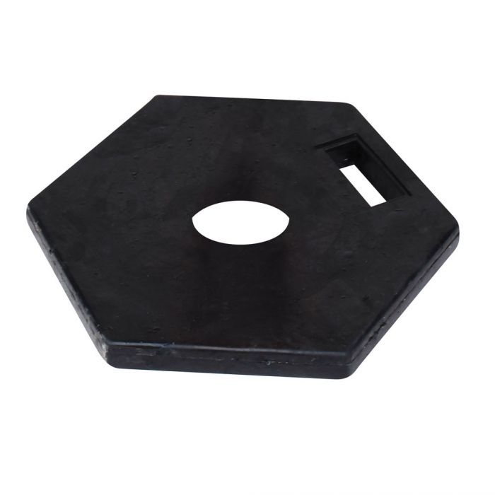 Rubber Delineator Base 201 - 11lbs - Direct Safety Solutions